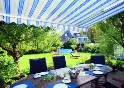 Under a Retractable Awning